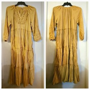 Old Navy Boho Embroidered Dress L